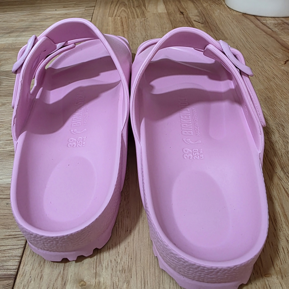 Birkenstock Kids Arizona EVA Sandals in Light Pink - Picture 4 of 8